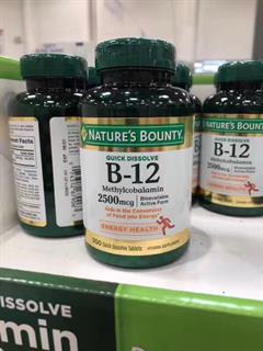 Natures Bounty自然之宝维生素B12 300粒