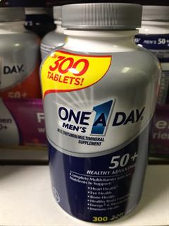 ONE A DAY男士50+复合维生素300粒